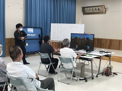 先輩　後輩対決
