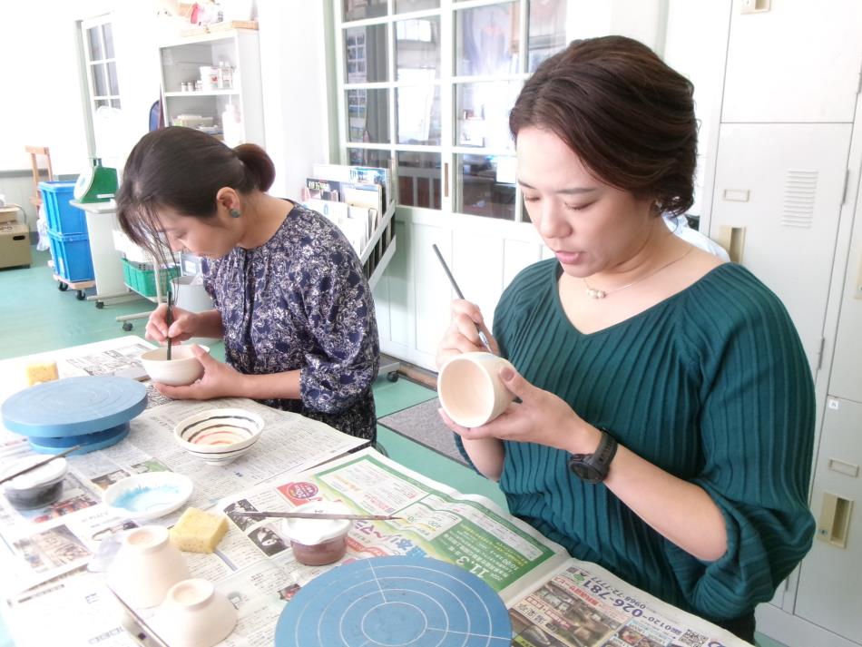 陶芸「絵付け」＆お茶碗づくり！