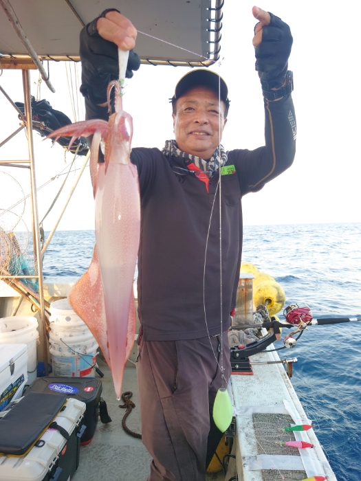 夜焚き　イカ釣り