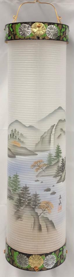 住吉 9号 山水 ビニロン 色絵 ローソク用 税込6050円