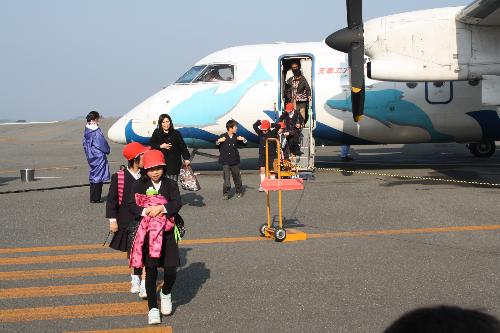 飛行機中１７