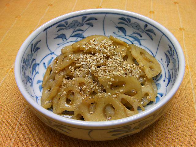 レンコンのキンピラ