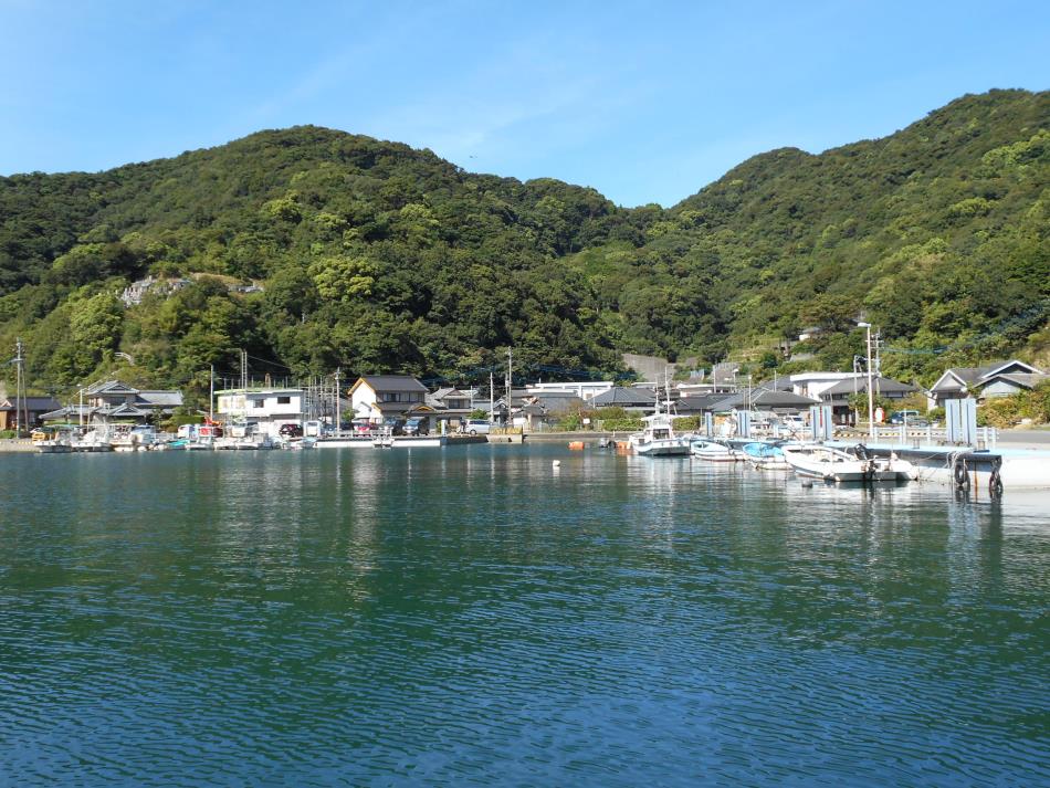 大浦の風景