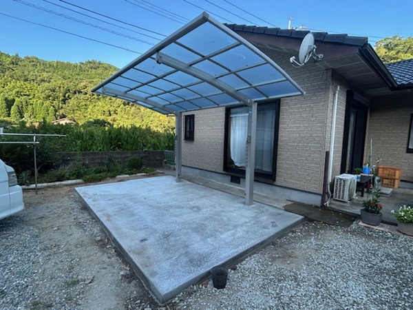 高橋様邸　カーポート取付完了