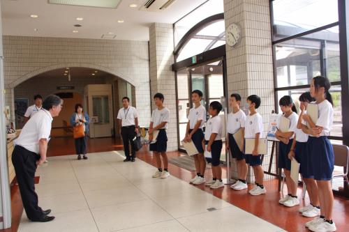 天草中学校、牛深東中学校、河浦中学校の１年生が来館されました！