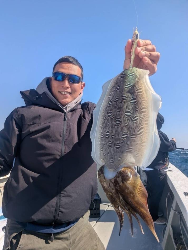 モンゴウイカ釣り