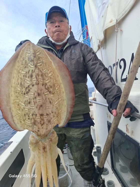 モンゴウイカ釣り