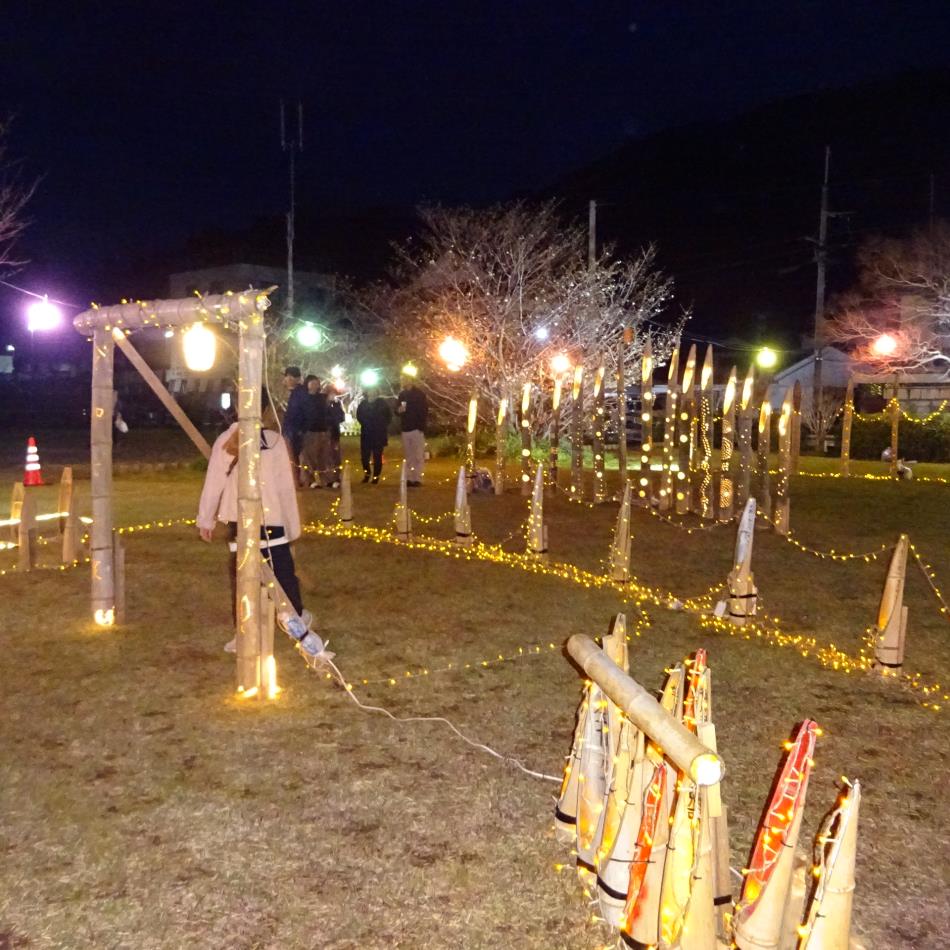 竹あかり・桜まつり」