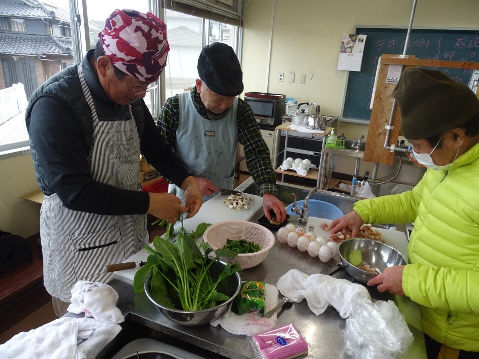 男の料理教室②