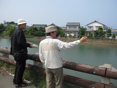 御領石の石垣