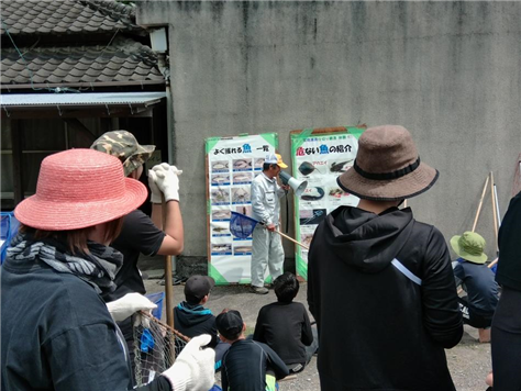 宮地浦仕切り網体験を開催いたしました