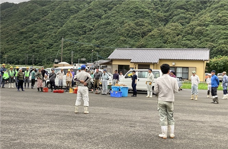作業の段取りの説明