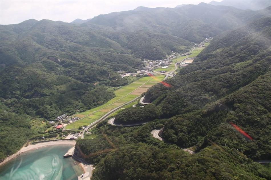 H24.09.04　小田床漁港上空から