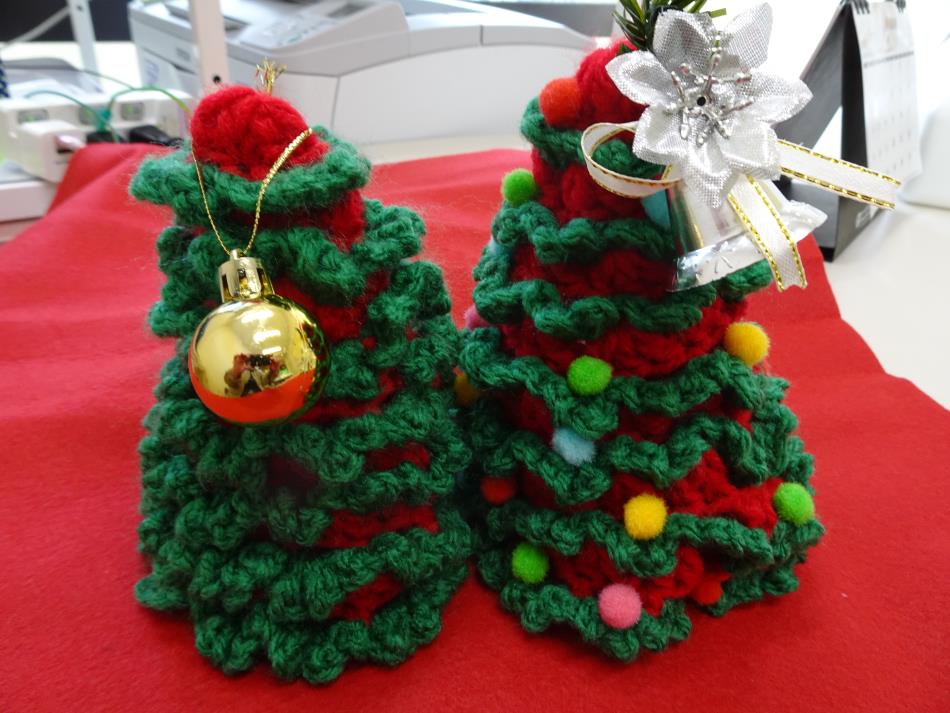 クリスマスツリー作り