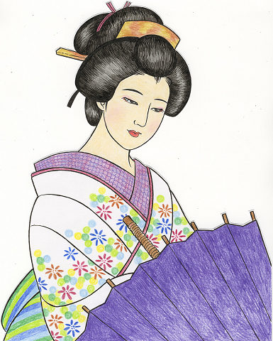 イラスト「梅雨明け」