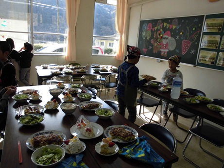親子試食配膳