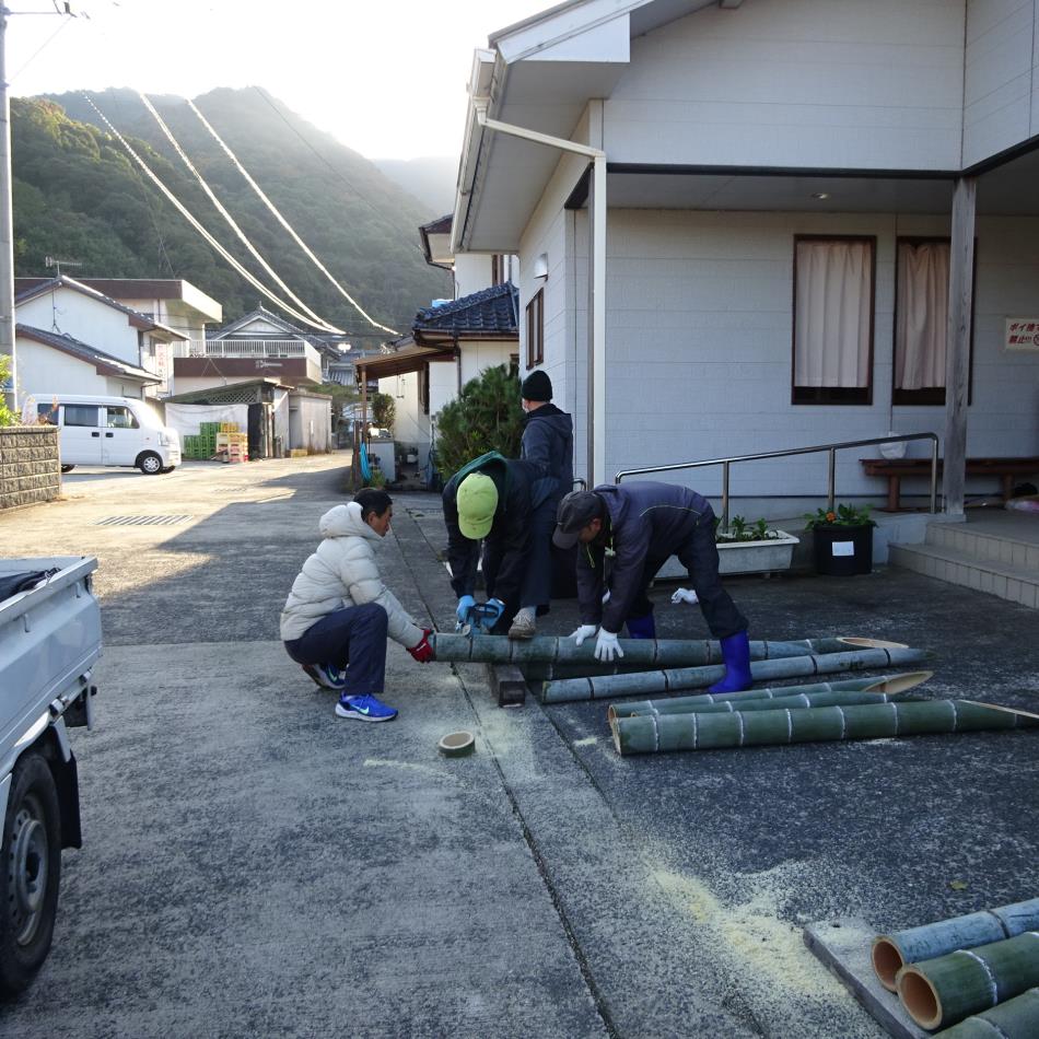 門松づくり