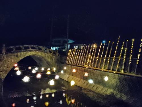 上揚区ライトアップ