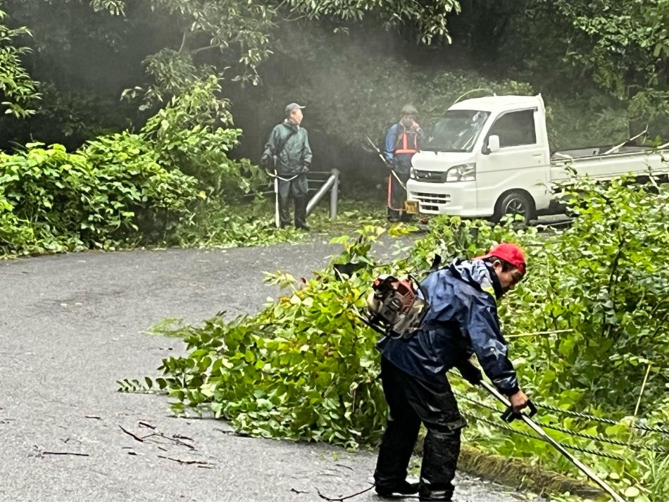 角山官山車道遊歩道の整備