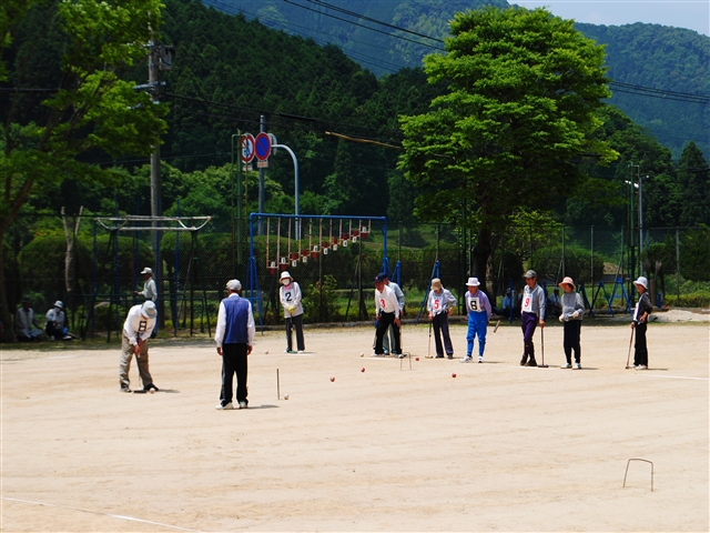 H25球技大会ゲートボール１