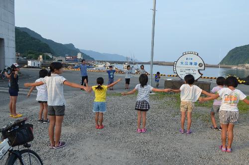 12 7 24 小学生の夏休みといえば ラジオ体操 日記 天草市立大江小学校です