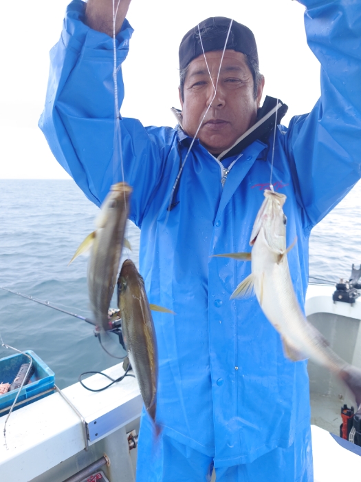 沖アミ五目釣り