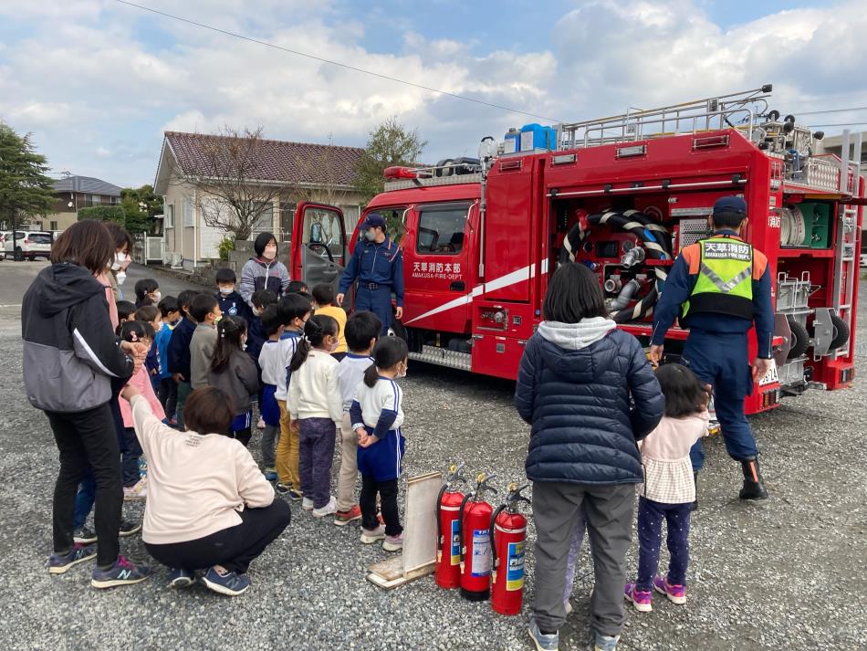 消防車見学②