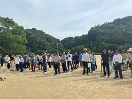 第5２回下津浦小学校創立100周年記念グラウンドゴルフ大会開催しました⛳
