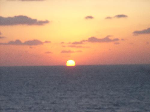 天草の夕陽