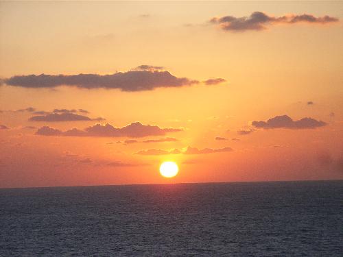 天草の夕陽