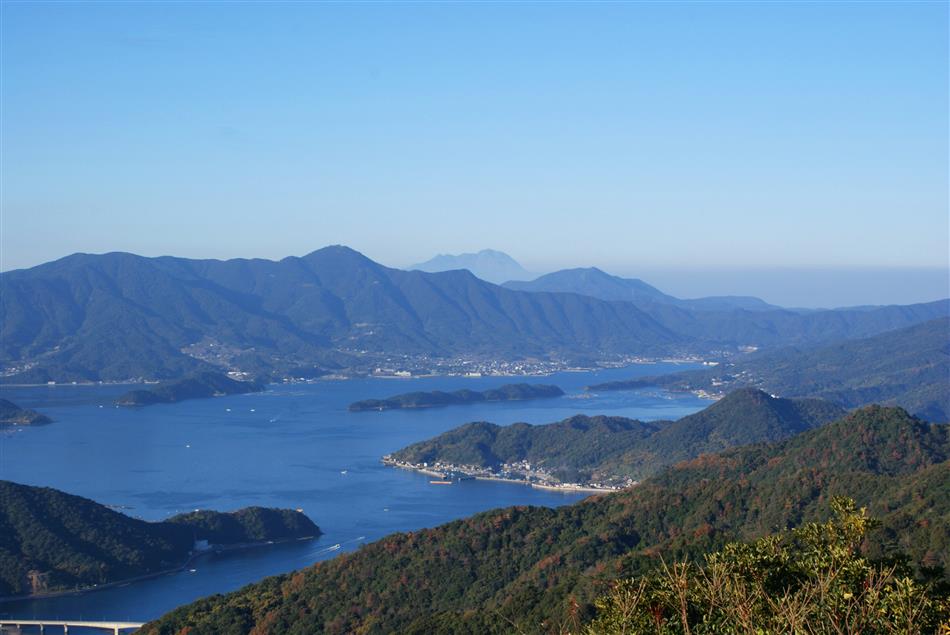 烏峠山頂風景　倉岳方面