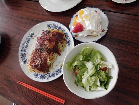 親子料理完成