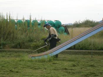 元下須公園草刈り作業
