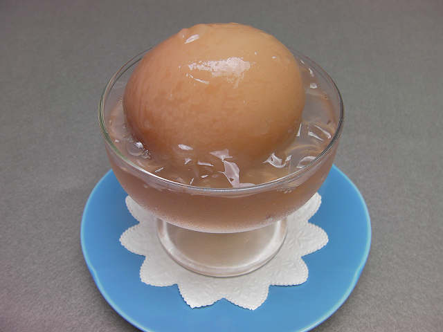 桃のコンポートジュレ