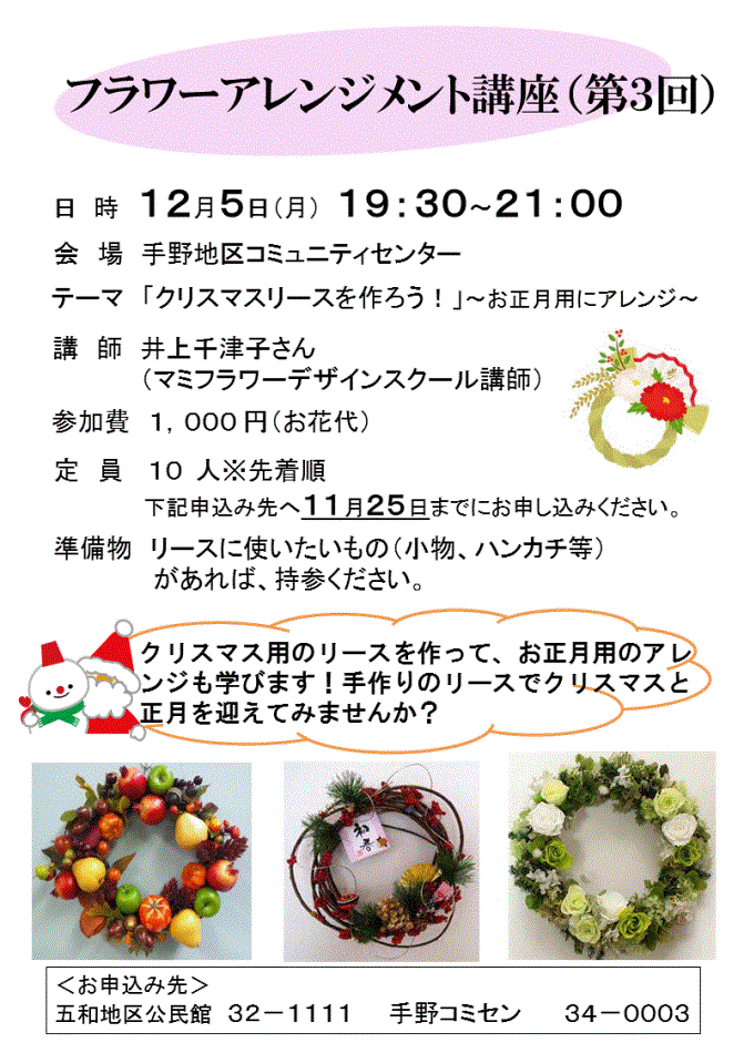 １２月５日アレンジ