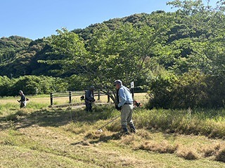 中田入江公園の草払い実施しました＊2026/05/10
