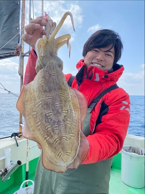 モンゴウイカ釣り