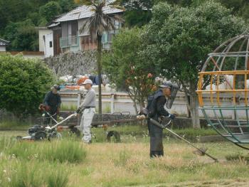 元下須公園草刈り作業