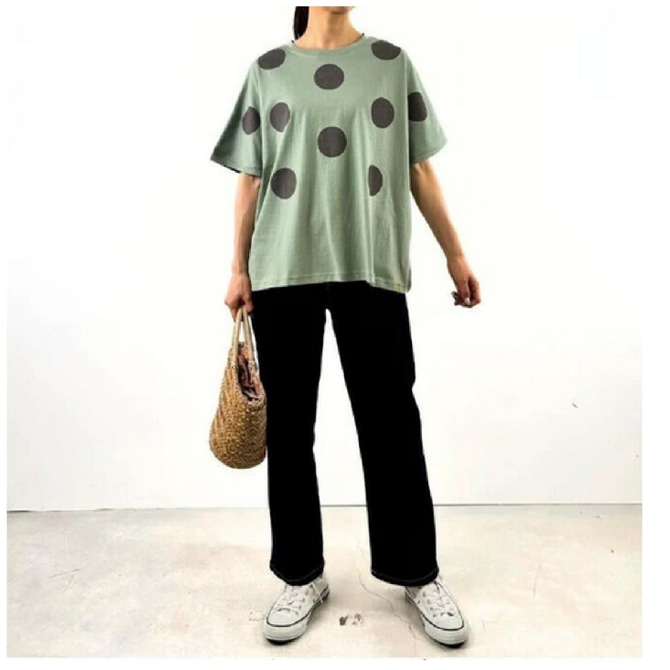 ドットのTシャツは水玉の大きさが大事です・・・☆チャンプ