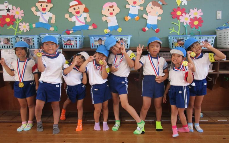 幼稚園最後の運動会（すみれ）