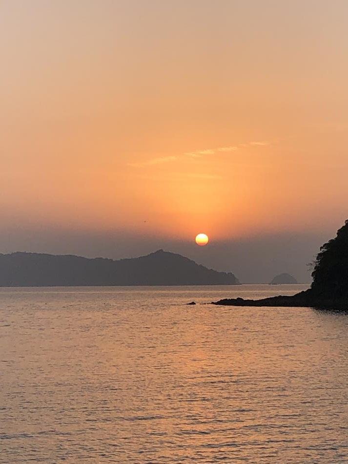 御所浦の夕日