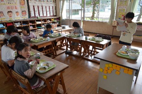 ２年給食２