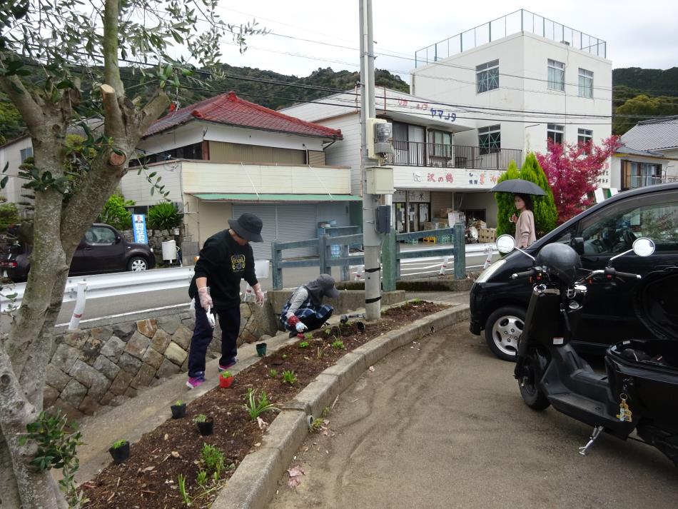 花壇整備