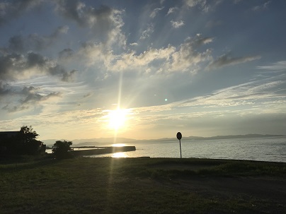 けんしん夕日