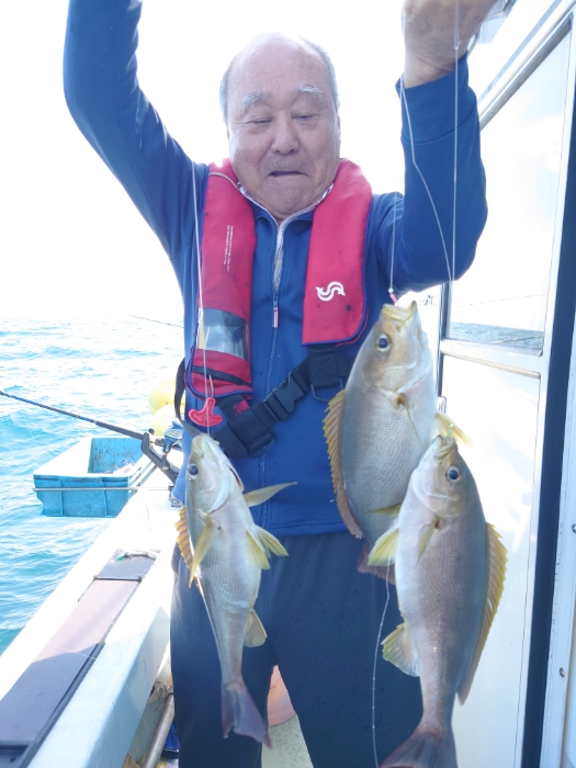 沖アミ五目釣り