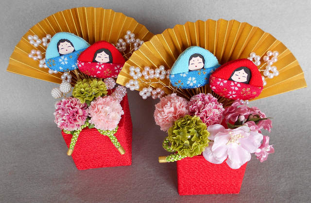 お雛様アレンジメント