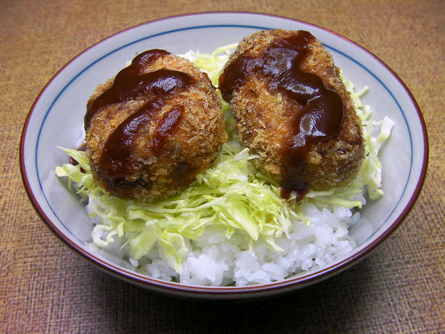 コロッケ丼