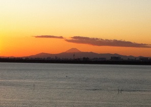 夕日