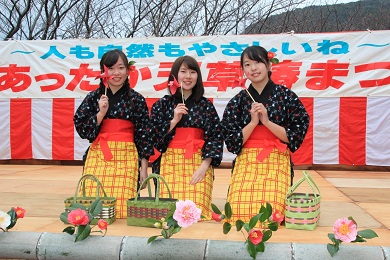 大江　椿まつり