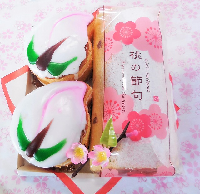 桃かすとロール
